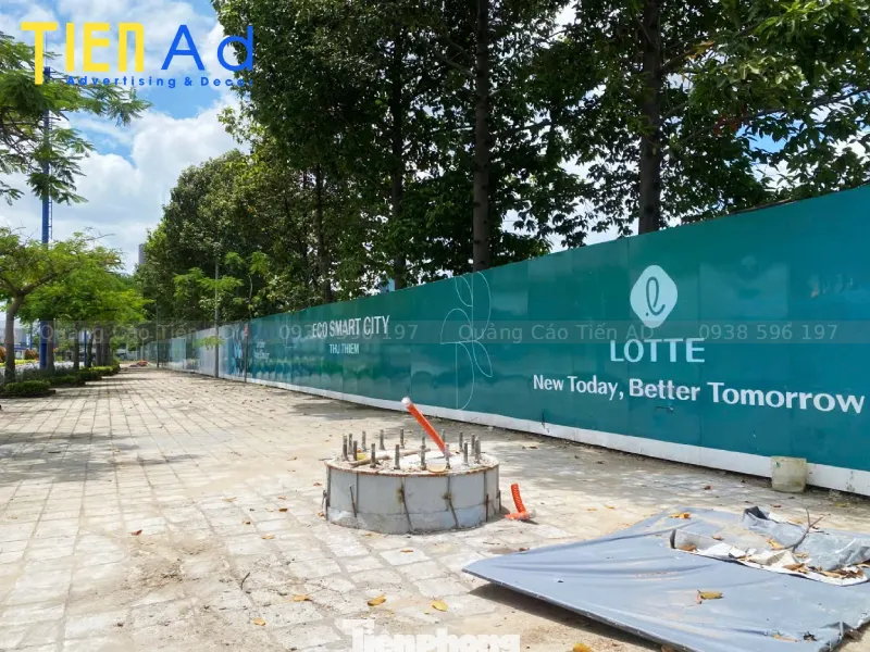 Phương án thi công hoarding dự án Lotte Eco Smart City Thủ Thiêm