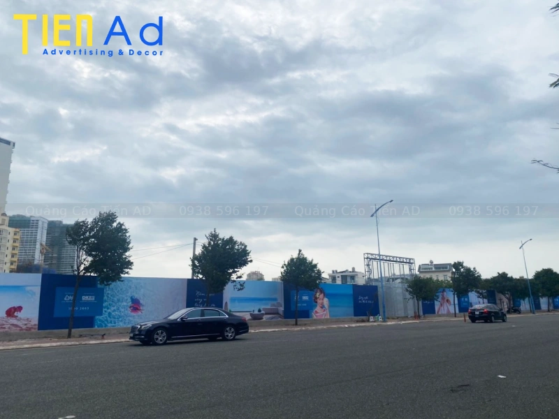 Phương án thi công hoarding hàng rào công trình dự án Paragon Vũng Tàu cho CĐT Hiệp Phát