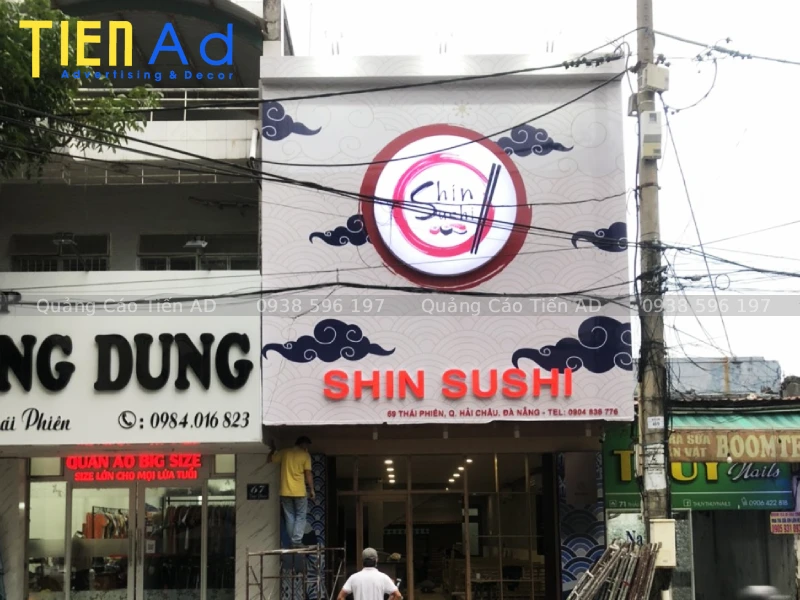 Quảng Cáo Tiến AD Đơn vị thi công bảng hiệu alu dán decal chuyên nghiệp
