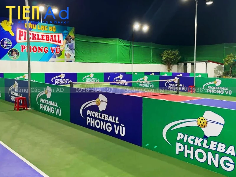 Quảng Cáo Tiến AD chuyên thi công bảng hiệu sân pickleball giá rẻ tại TP.HCM