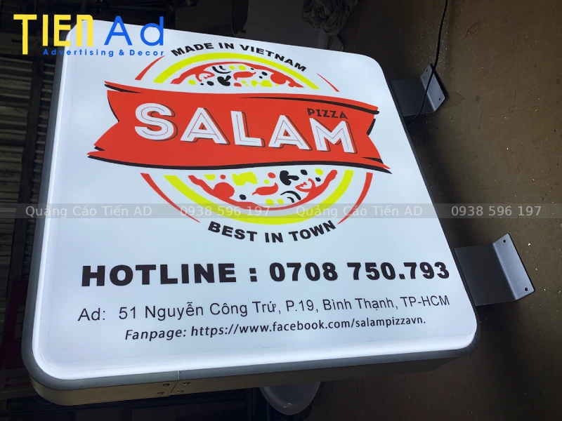 Quảng Cáo Tiến AD chuyên thi công hộp đèn hút nổi giá rẻ tại TP.HCM