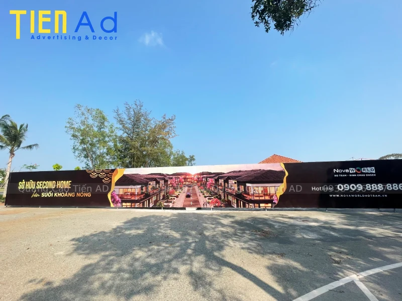 Quy chuẩn kỹ thuật khi thi công hoarding dự án NovaWorld Hồ Tràm