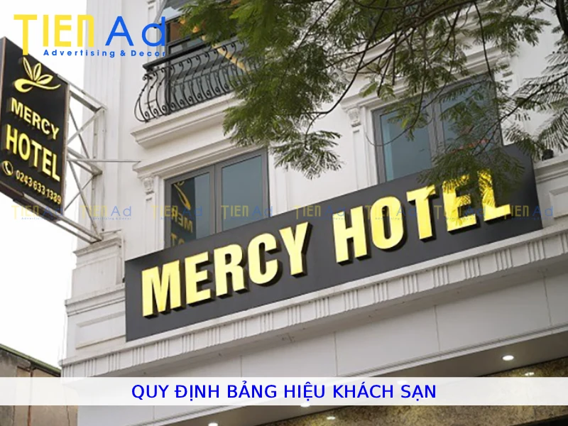 Quy định bảng hiệu khách sạn