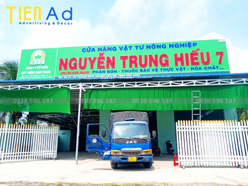 Quy định bắt buộc cần lưu ý khi làm bảng hiệu cửa hàng vật tư nông nghiệp