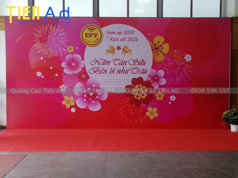 Quy trình 5 bước thi công backdrop chuyên nghiệp, đúng tiến độ