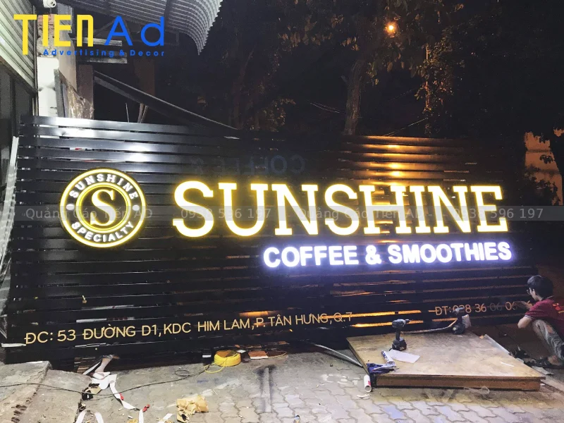 Quy trình 5 bước thi công chuyên nghiệp khi làm bảng hiệu quảng cáo Quận 7