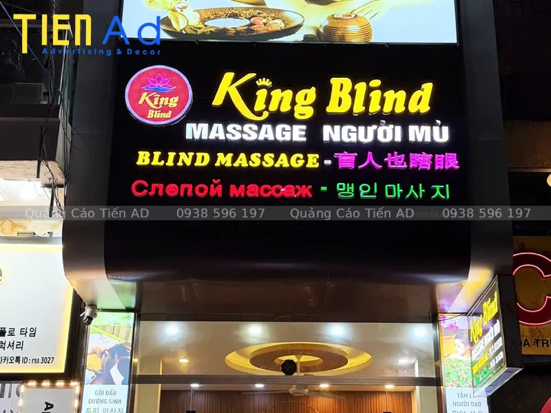 Quy trình 5 bước thiết kế và thi công bảng hiệu massage đạt chuẩn