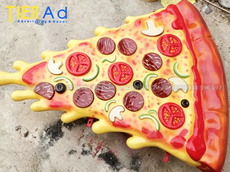 Quy trình chế tác mô hình pizza bằng composite chuẩn chất lượng