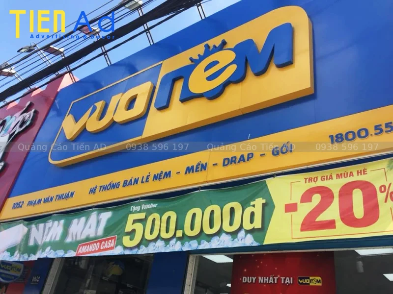 Quy trình kiểm định chất lượng vật tư đầu vào trước khi làm bảng hiệu Quận 4 tại Quảng Cáo Tiến AD