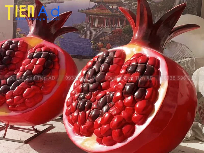 Quy trình sản xuất mô hình trái lựu composite bằng công nghệ in 3D