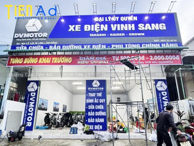 Quy trình sửa chữa bảng hiệu chuyên nghiệp từ A-Z