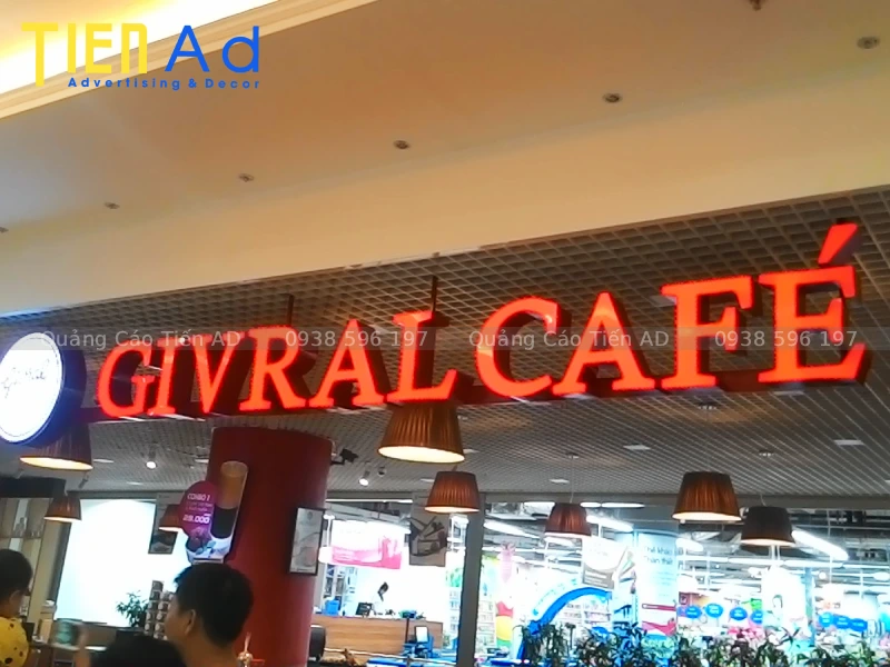 Quy trình thi công biển quảng cáo chữ nổi đèn LED từ A-Z