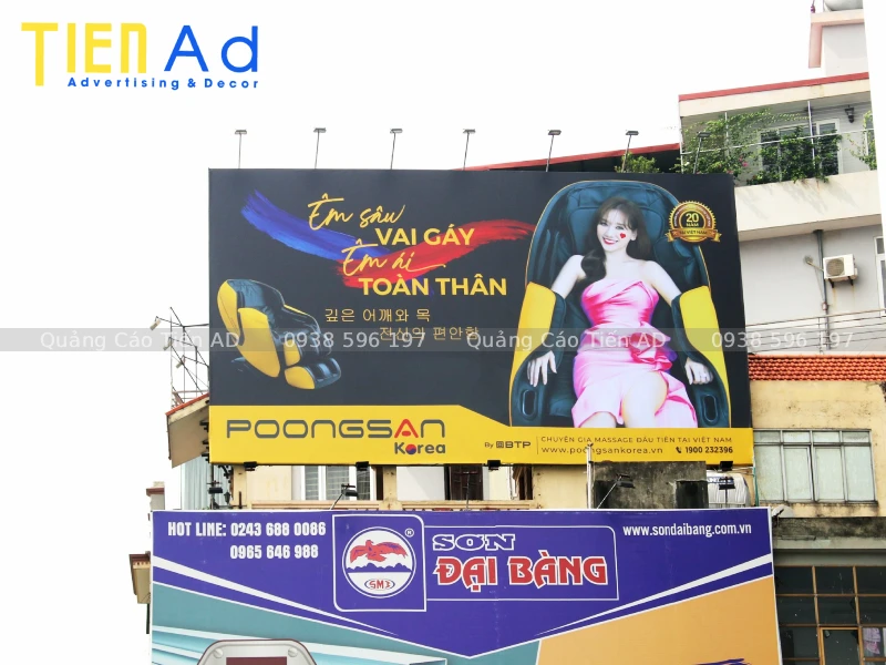 Quy trình thi công biển quảng cáo tấm lớn