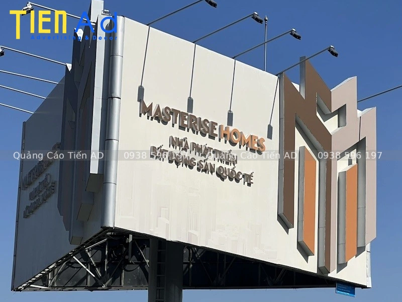 Quy trình thi công thay bạt billboard quảng cáo bất động sản
