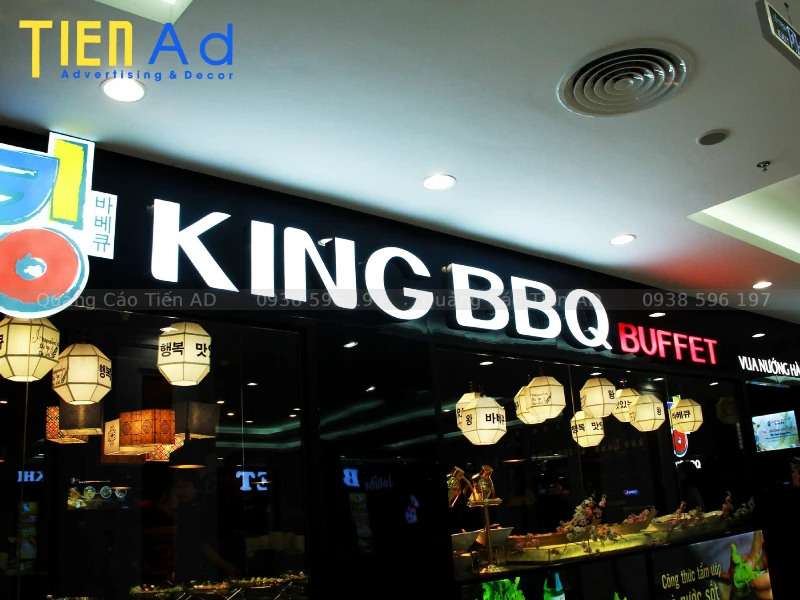 Quy trình thiết kế và lắp đặt chữ nổi mica đèn LED nhanh chóng