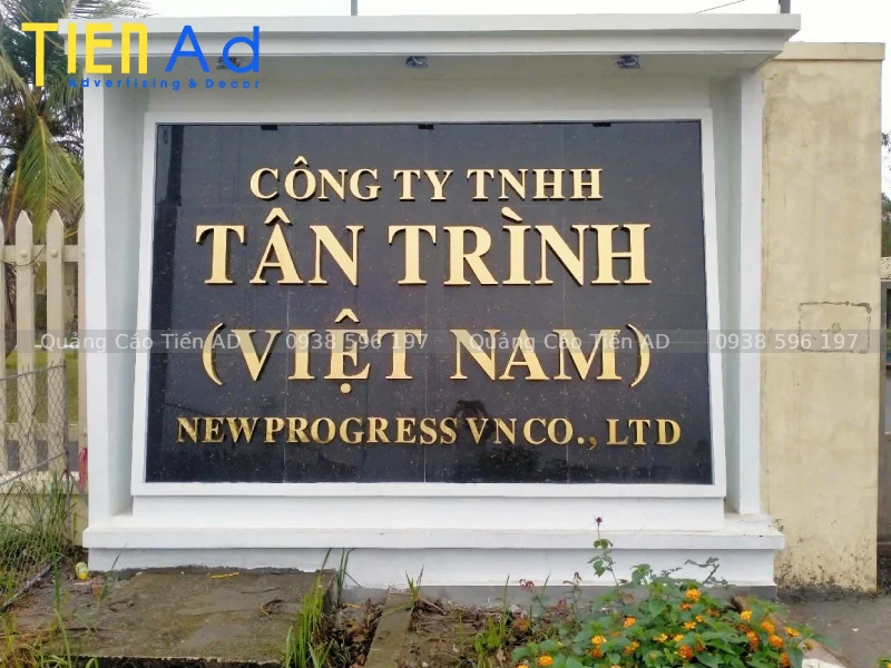 Quy trình thiết kế và thi công bảng hiệu nhà xưởng, nhà máy, khu công nghiệp