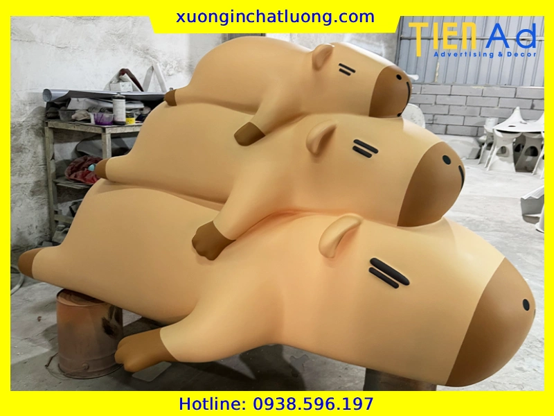 Sản Xuất Mô Hình Capybara Composite Theo Yêu Cầu