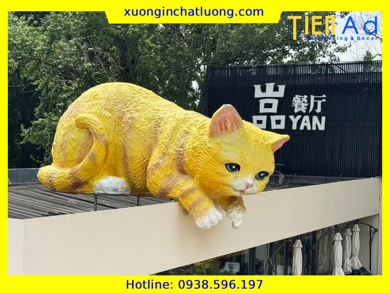 Sản Xuất Mô Hình Con Mèo Bằng Composite Theo Yêu Cầu