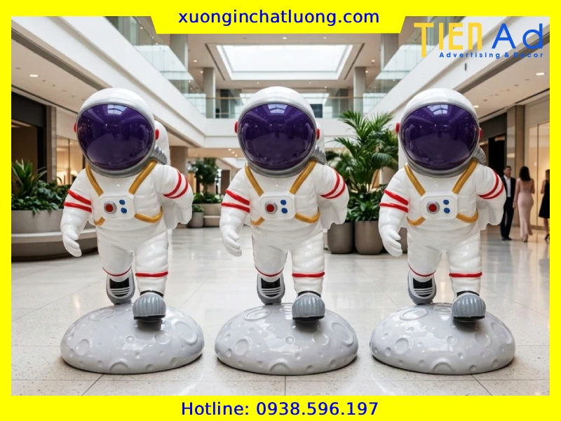 Sản Xuất Mô Hình Phi Hành Gia Bằng Composite Theo Yêu Cầu