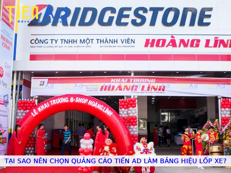 Tại sao nên chọn Quảng Cáo Tiến AD làm bảng hiệu lốp xe