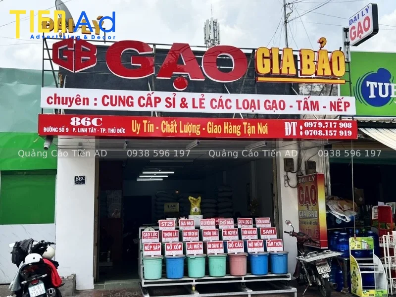 Tại sao nên đầu tư thiết kế bảng hiệu bán gạo thu hút khách hàng
