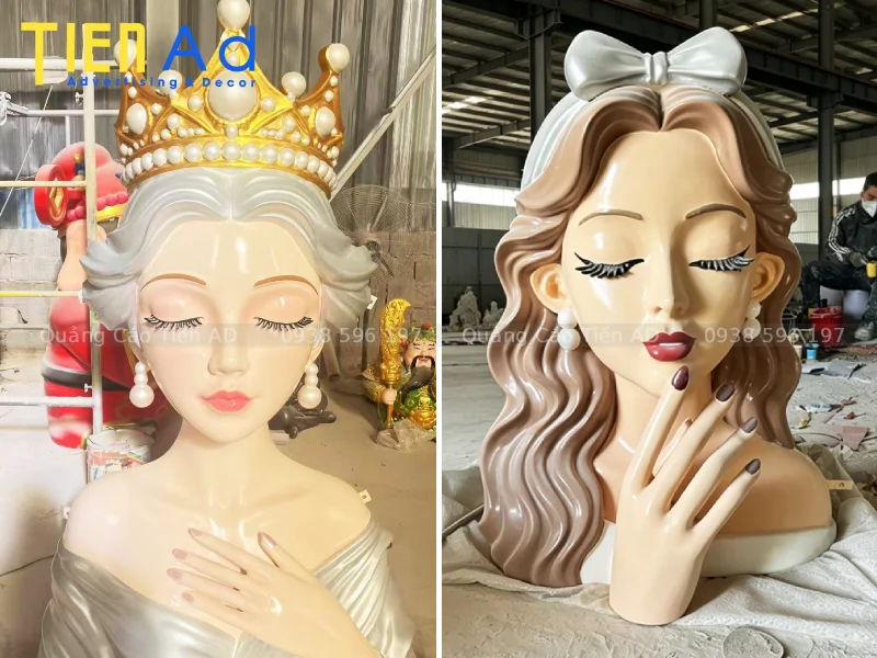 Tại sao spa làm đẹp nên đầu tư mô hình cô gái composite