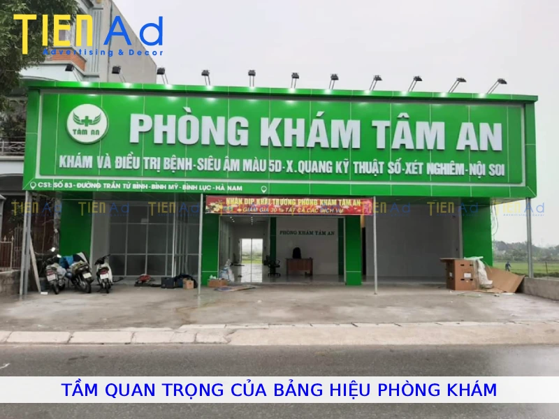 Tầm quan trọng của bảng hiệu phòng khám