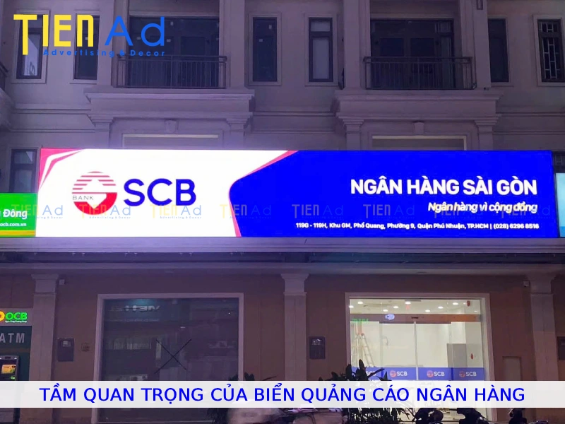 Tầm quan trọng của biển quảng cáo ngân hàng