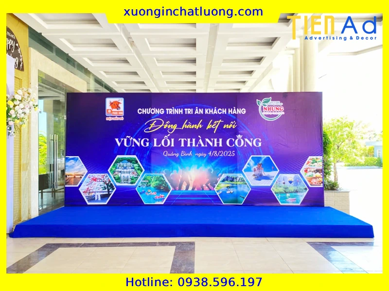 Thi Công Backdrop Trọn Gói, Giá Rẻ Tại TP.HCM