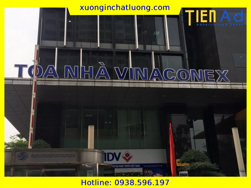 Thi Công Chữ Nổi Tòa Nhà Chuyên Nghiệp, Giá Rẻ Tại TP.HCM
