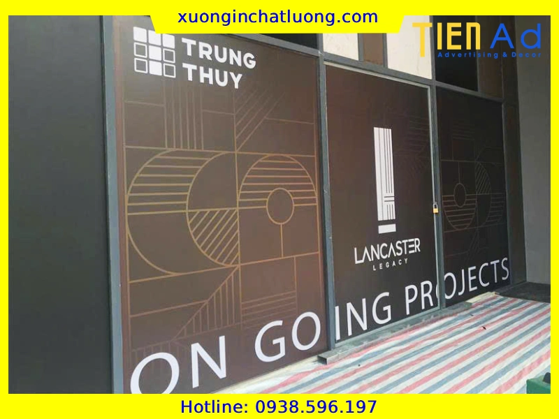 Thi Công Decal Dán Kính Dự Án Lancaster By Trung Thủy