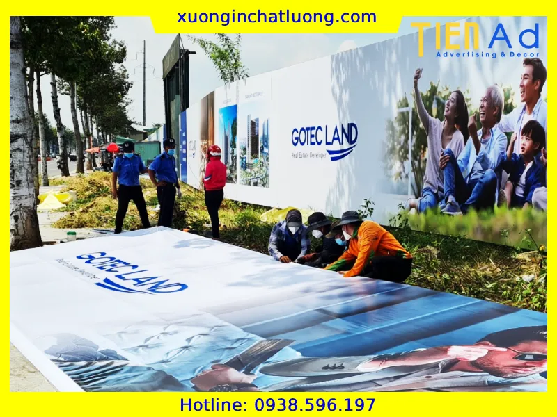 Thi Công Hàng Rào Quảng Cáo Dự Án Bất Động Sản Giá Rẻ