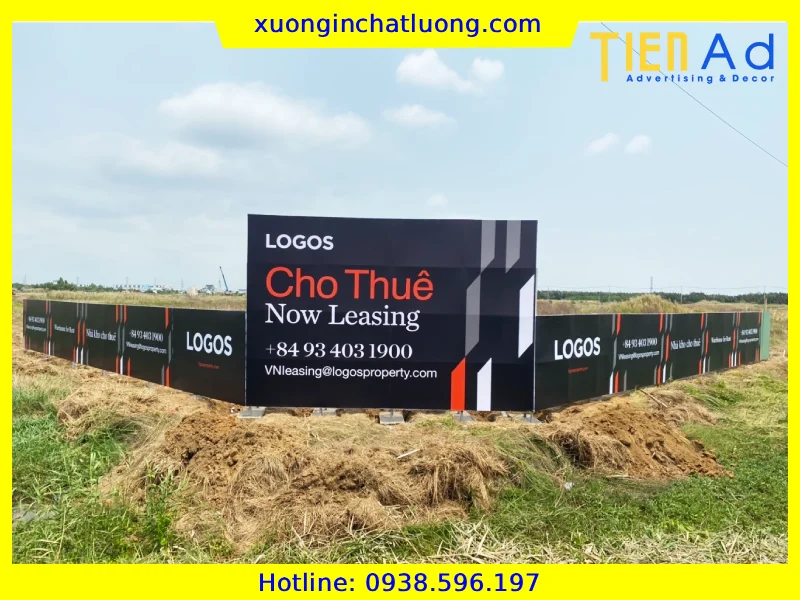Thi Công Hoarding Cho Logos Ở KCN Củ Chi