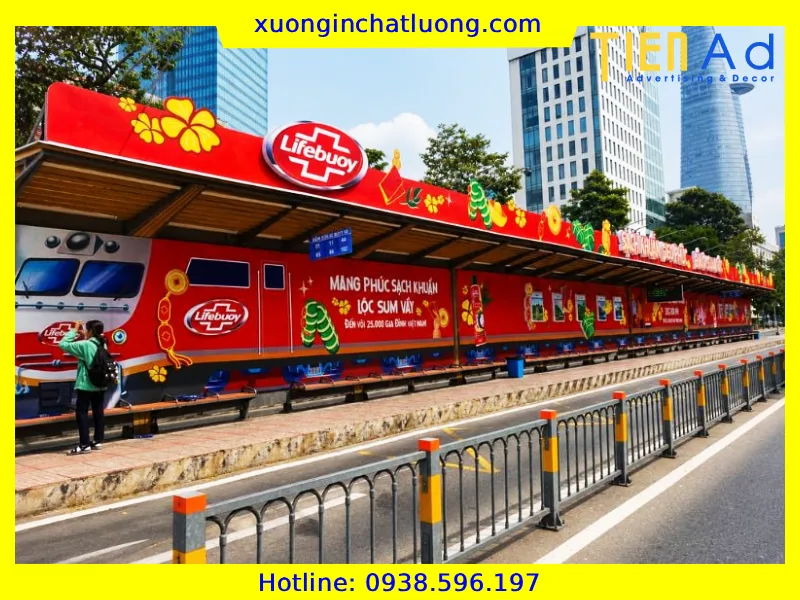 Thi Công Quảng Cáo Nhà Chờ Xe Buýt Trọn Gói, Giá Rẻ Tại TP.HCM