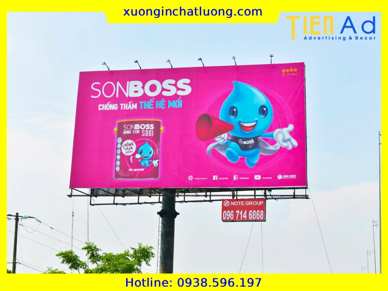 Thi Công Thay Bạt Billboard Ngoài Trời Trọn Gói, Giá Rẻ Tại TP.HCM