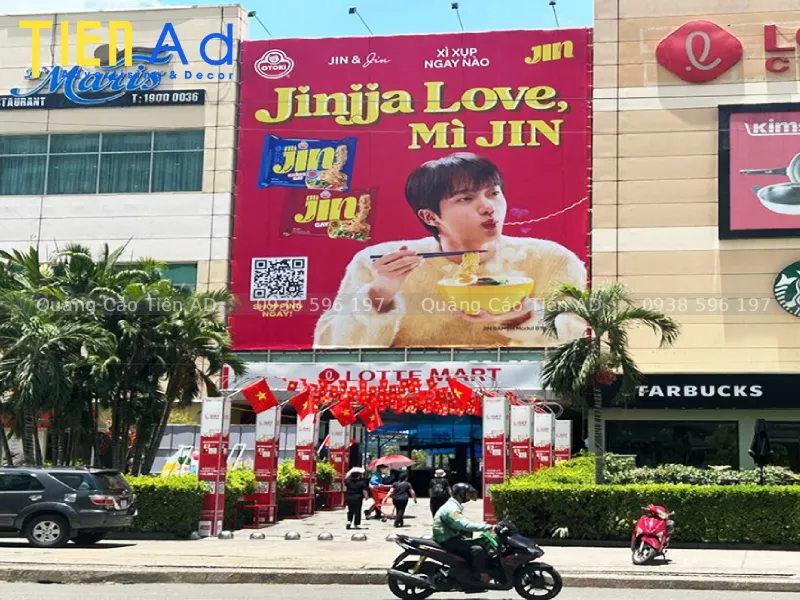Thi Công Thay Bạt Pano TTTM, Siêu Thị