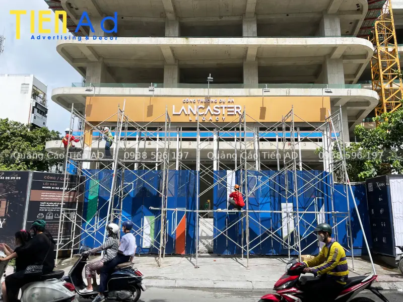 Thi công bảng hiệu cổng chào dự án bất động sản