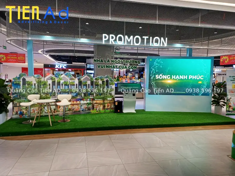 Thi công booth bất động sản