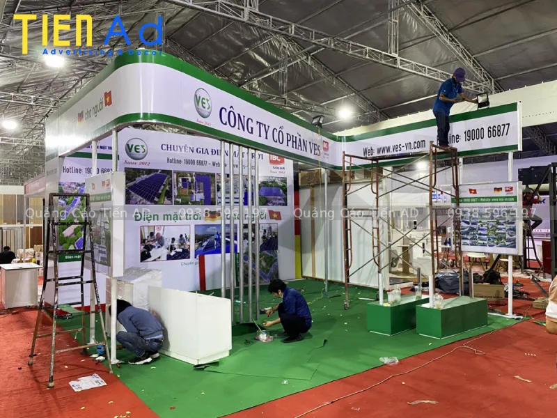 Thi công gian hàng triển lãm SECC - 1