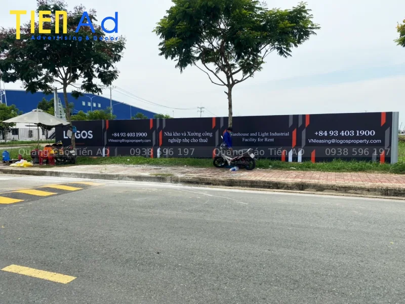 Thi công hoarding cho Logos Ở KCN Củ Chi - 3
