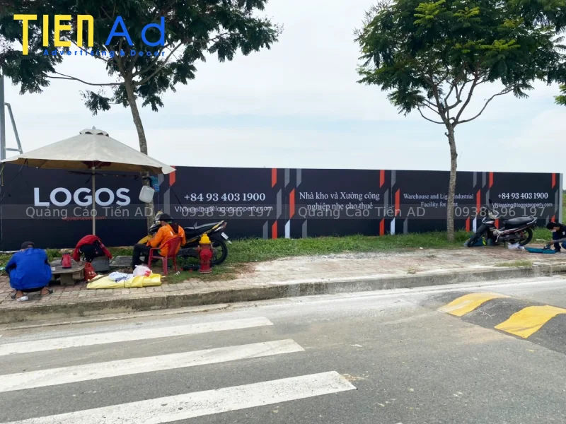 Thi công hoarding cho Logos Ở KCN Củ Chi - 4