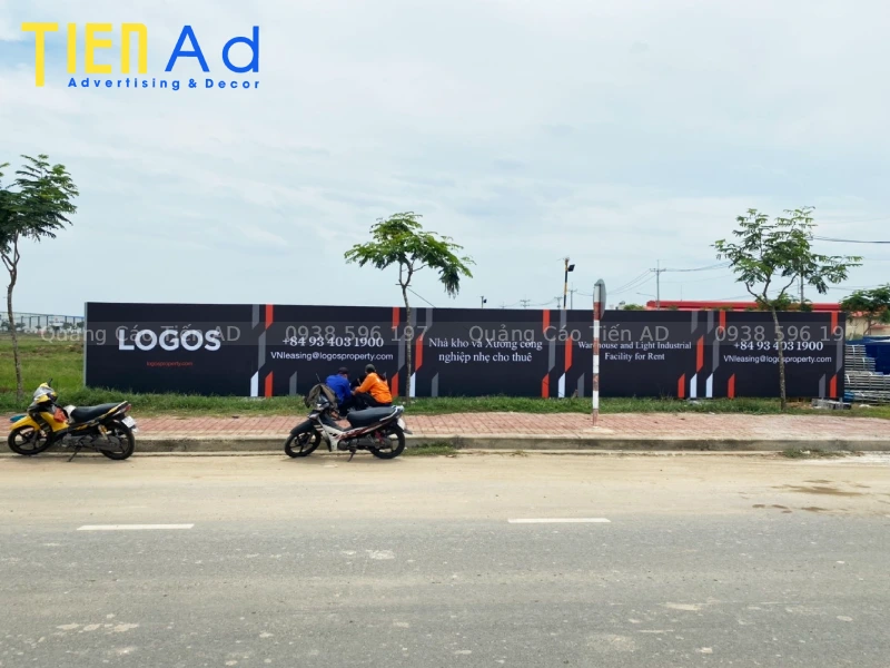 Thi công hoarding cho Logos Ở KCN Củ Chi - 6