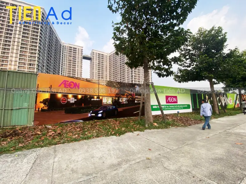 Thi công hoarding dự án Midori Park Square cho Becamex Tokyu - 1