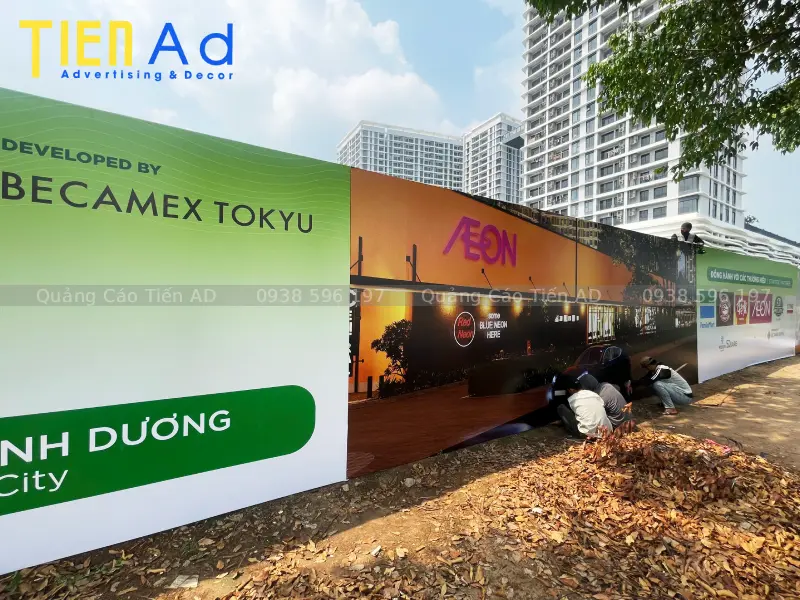 Thi công hoarding dự án Midori Park Square cho Becamex Tokyu - 3