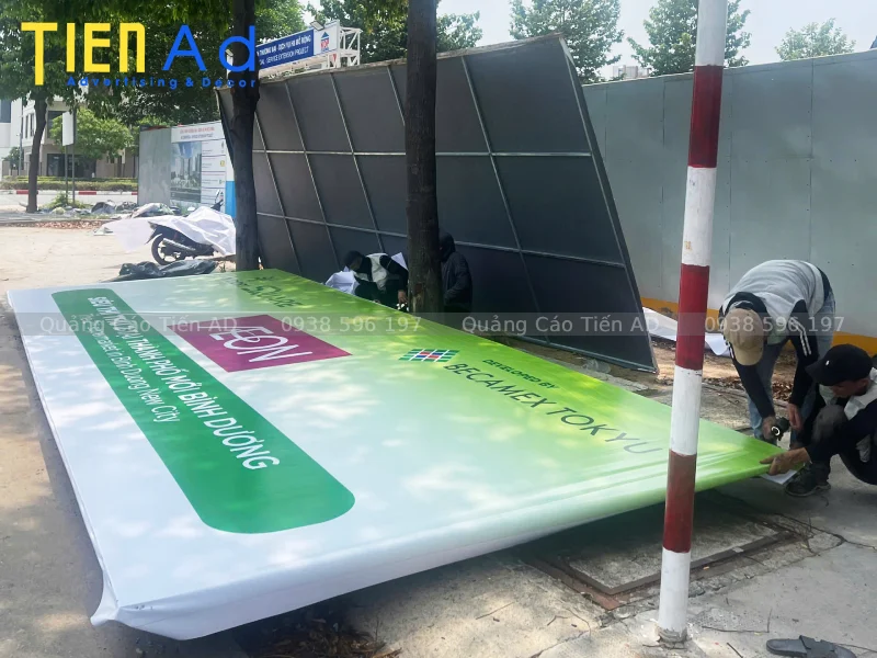Thi công hoarding dự án Midori Park Square cho Becamex Tokyu - 4