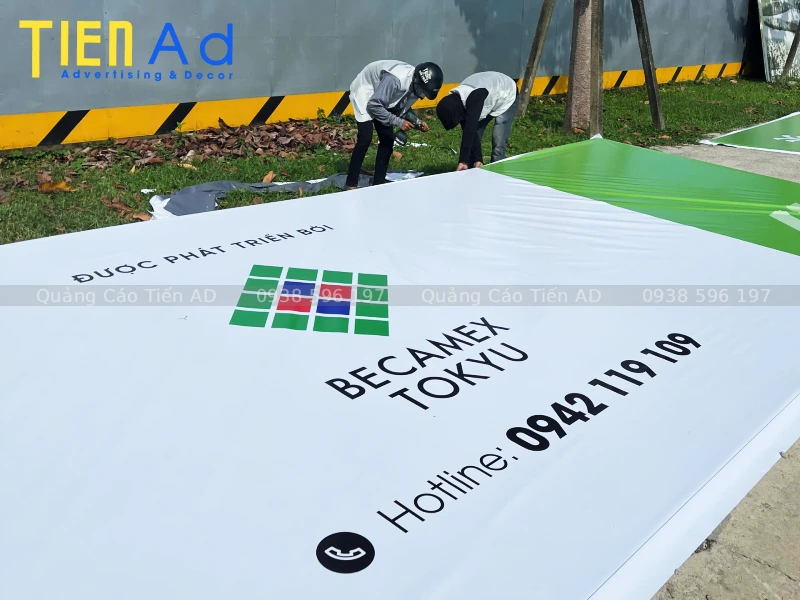 Thi công hoarding dự án Midori Park The Glory của Becamex Tokyu - 10