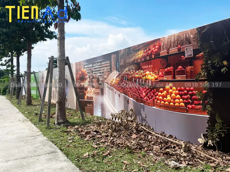 Thi công hoarding dự án Midori Park The Glory của Becamex Tokyu - 2