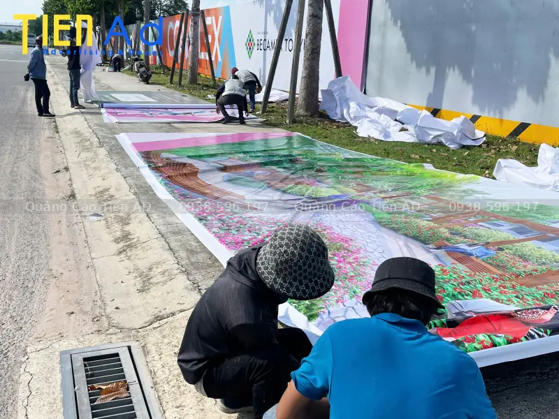 Thi công hoarding dự án Midori Park The Glory của Becamex Tokyu - 4