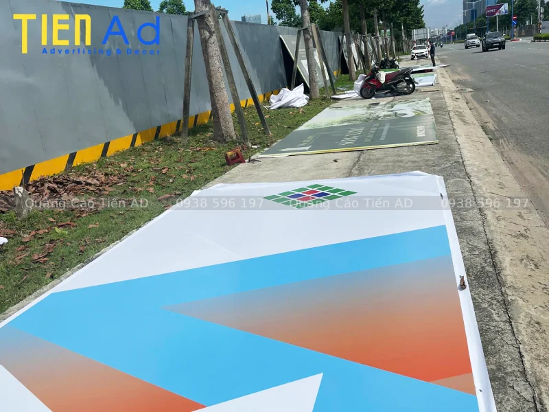 Thi công hoarding dự án Midori Park The Glory của Becamex Tokyu - 6