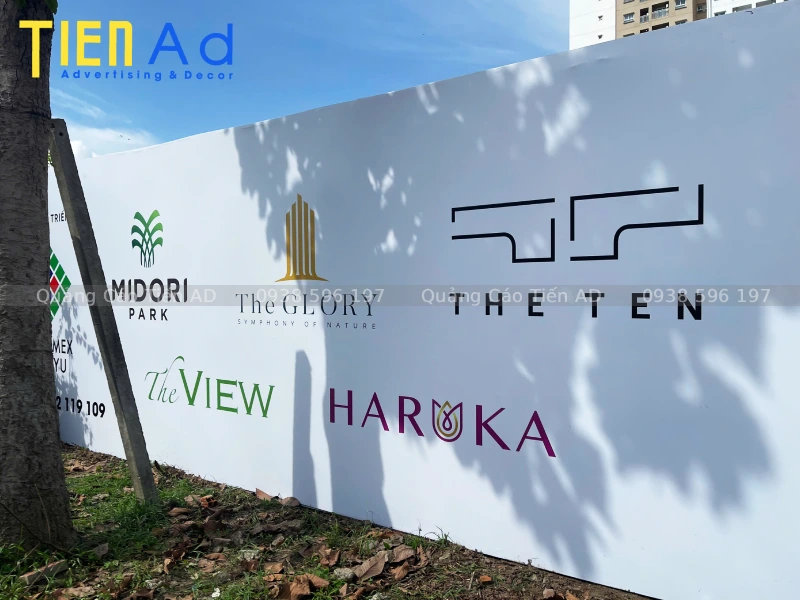 Thi công hoarding dự án Midori Park The Glory của Becamex Tokyu - 8